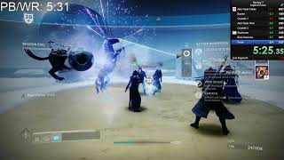 Legend Dares of Eternity Speedrun World Record 529  Destiny 2 30th Anniversary [upl. by Nemra]