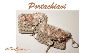 Portachiavi  Uncinetto  Tutorial [upl. by Arinayed788]