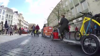 ICBF2016 Cargo Bike Parade [upl. by Bred239]