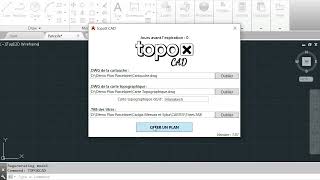 topoX CAD  Démonstration Plans Parcellaires [upl. by Audri]