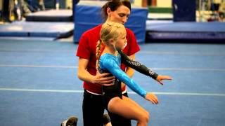 Back Handsprings for Beginner Gymnasts  Beginning Gymnastics [upl. by Summers]