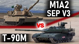 T90M vs M1A2 SEP V3  In depth comparison [upl. by Jay944]