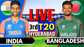 India vs Bangladesh 3rd T20  Live Cricket Match Today  IND vs BAN Live Match Today  IND vs BAN [upl. by Richey17]