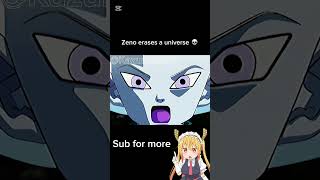 Zeno erases 9th universe anime [upl. by Tyra]