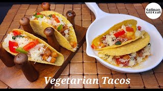 Tacos Recipe Vegetarian  Taco Mexicana  Quarantine Cooking [upl. by Aldercy]