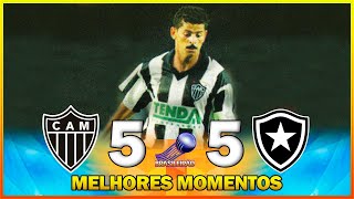 BOTAFOGO 5 x 5 ATLÃ‰TICOMG â— MELHORES MOMENTOS â— CAMPEONATO BRASILEIRO 1998 â— 18Âª RODADA [upl. by Britteny501]