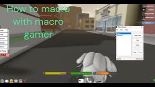 How to macro on pc with macro gamer [upl. by Rodina]