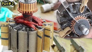 How to Rewind a AC Armature 12 Slat 24 Commutator Tooth Juicer Blender Machine Part 2 [upl. by Valentine761]