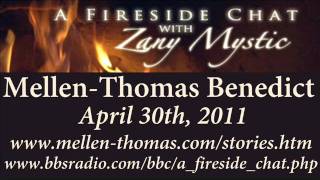 MellenThomas Benedict on A Fireside Chat with Zany Mystic  April 30th 2011  14 [upl. by Layman]