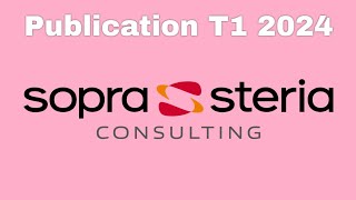 Publication T1 de Sopra Steria [upl. by Ymme]