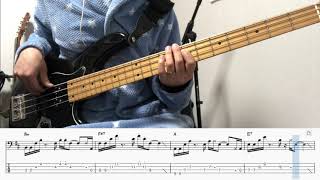 Hotel California Bass Cover amp Backing Track Bass Tab [upl. by Ardle]