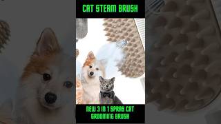 Cat Steam Brush Cat Hair Brush with Steamer New 3 In1 Steamy Pet Cat Brush Cleanser Vapor Review [upl. by Eicrad]