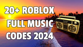 20 Roblox Full Music CodesIDs August 2024 WORKING ROBLOX ID [upl. by Leasi]