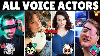 All Brawl Stars Voice Actors UPDATED 2024 [upl. by Vudimir120]