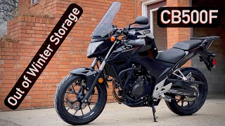 CB500F  First Ride of 2021 [upl. by Yetti281]