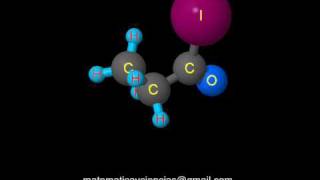 Molécula de yoduro de propanoilo [upl. by Spevek18]