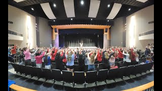 Whitehall Middle School choir participates at MSVMA Middle School SING Oct 7 2024 at Fruitport [upl. by Ecirtnahs]