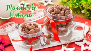 Mandorle Pralinate  Ricetta Facile  Idea Regalo di Natale Fatto in Casa – 55Winston55 [upl. by Ahsienot]