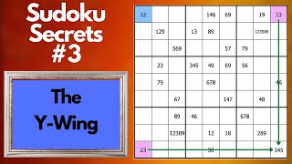 Sudoku Secrets No 3 The YWing shorts [upl. by Eldoree645]