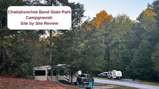 Chattahoochee Bend State Park Campground Site by Site Tour and Review [upl. by Assilev219]