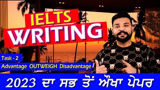 IELTS Writing Task 2 II Advantages Outweigh Disadvantages II 9Band II Line by Line Teaching by Raman [upl. by Lemra]