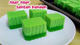 Cara Membuat Agar Agar Santan Pandan [upl. by Erialc550]