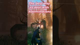 The BEST way to deal with 🌲ABOMINATIONS❕  Valheim Funny Moments [upl. by Swope]