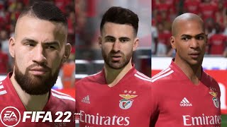 FIFA 22 SL Benfica Faces  Next Gen [upl. by Essile]