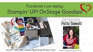 Sneak Peek Occasions catalog amp Stampin Up OnStage goodies [upl. by Eelam]