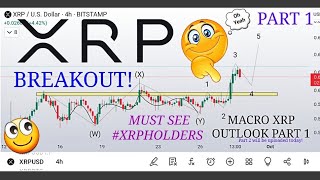 XRP BREAKOUT Off a WXY running flat  XRP MACRO OUTLOOK FULL PRESENTATION PART 1 [upl. by Appilihp971]