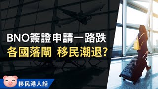 各國落閘，港人移民潮會否退卻？BNO簽證近20萬人申請，但數目不斷下降！ 移民英國 移民潮 [upl. by Aholah]