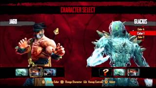 Killer Instinct  Character Select Remake  KI1  KI2  GOLD [upl. by Einafit]