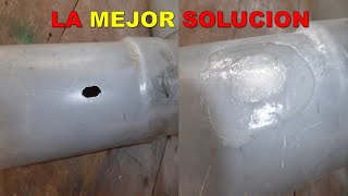 Como solucionar o reparar AGUJEROS de TUBERIAS de tubos PVC de una manera SEGURA [upl. by Anuait350]