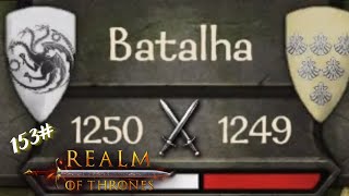 153 BATTLE VS LANNISTERS 1250 X 1240 MOUNTampBLADE 2 REALM OF THRONE PT BR GAME PLAY [upl. by Nnylassej]