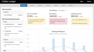 Automate eCommerce Bookkeeping with Seller Ledger [upl. by Eneirda]