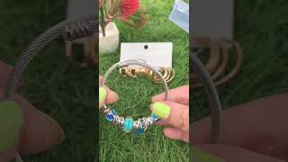 Bracelet and 6 pair of earrings from AmazonInOfficial viralvideo youtubeshorts shorts short [upl. by Narret]