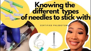 Knowing the different types of needles to stick patients with   syringe method  assemble needles [upl. by Izy]