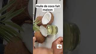 recette huile de coco ☝🏽 coco huiledecoco huiles soin peau [upl. by Menashem]