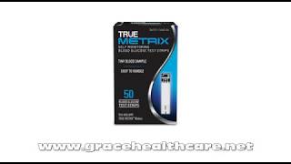 TRUE Metrix Blood Glucose Test Strips  wwwgracehealthcarenet [upl. by Imled897]