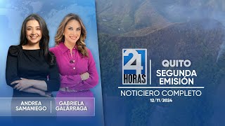 Noticiero de Quito Segunda Emisión 121124 [upl. by Burgess]