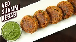 Shami Kabab Recipe  How To Make Veg Shammi Kebab  Veg Starter Recipe  Ruchi [upl. by Arama]