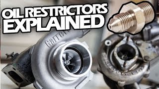 TURBO OIL RESTRICTORS EXPLAINED  GARRETT Turbo Talk [upl. by Rednazxela245]