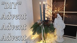 quotDIYquot Adventsgesteck in einer Vase  Bärbel´s Wohn amp Deko Ideen [upl. by Soisinoid]