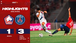 HIGHLIGHTS 2425 I LOSC  Paris SaintGermain 13 Ligue 1 journée 3 😓❌ [upl. by Ymmot813]