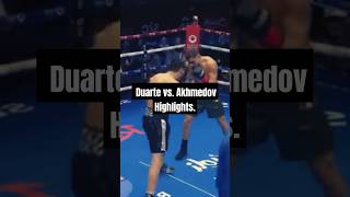 Relentless Battle Oscar Duarte vs Batyr Akhmedov Fight Highlights boxing fightnight [upl. by Prudie]