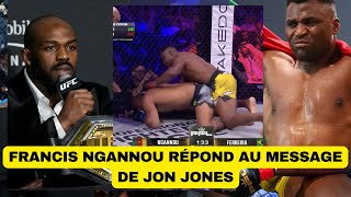 Francis Ngannou répond au message de Jon Jones [upl. by Sacul]