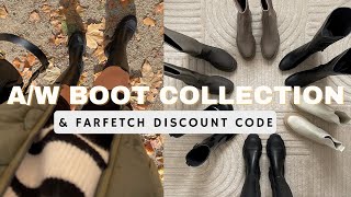 AUTUMN WINTER BOOT COLLECTION amp NEW FARFETCH CODE 2021 Katie Peake [upl. by Synned]