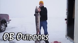 Lake Winnebago Sturgeon Spearing  OB Outdoors Episode 5 quotA Spearing How Toquot [upl. by Emilee596]