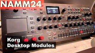 NAMM 2024  Korg  Desktop Modules [upl. by Aytak788]