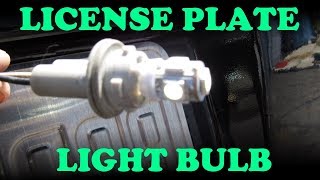 How to Replace a License Plate Light  Toyota [upl. by Walls710]